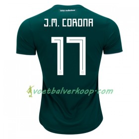 Mexico J.M.Corona 17 Thuisshirt WK voetbal 2018